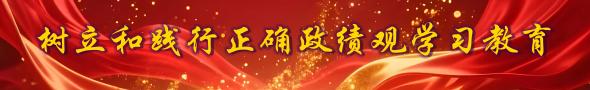 樹立和踐行正（zhèng）確政（zhèng）績（jì）觀學習（xí）教育